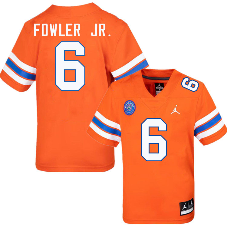 Dante Fowler Jr. Florida Jersey,Florida Gators #6 Dante Fowler Jr. Jersey Youth Uniforms-Retro Orang